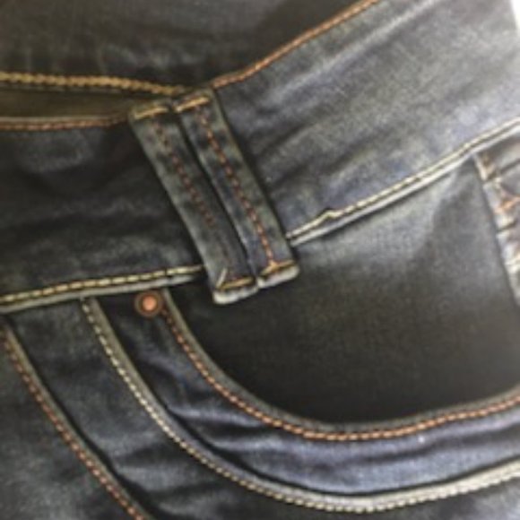 🔸3/50$!! NWOT Beautiful Gold Embroidered Curvy Pocket Boot Cut VO Jeans - Picture 7 of 15